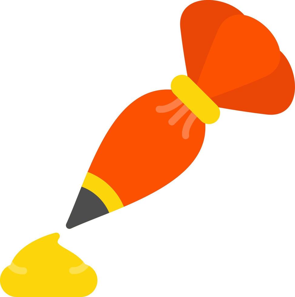 Piping Bag Creative Icon Design vector