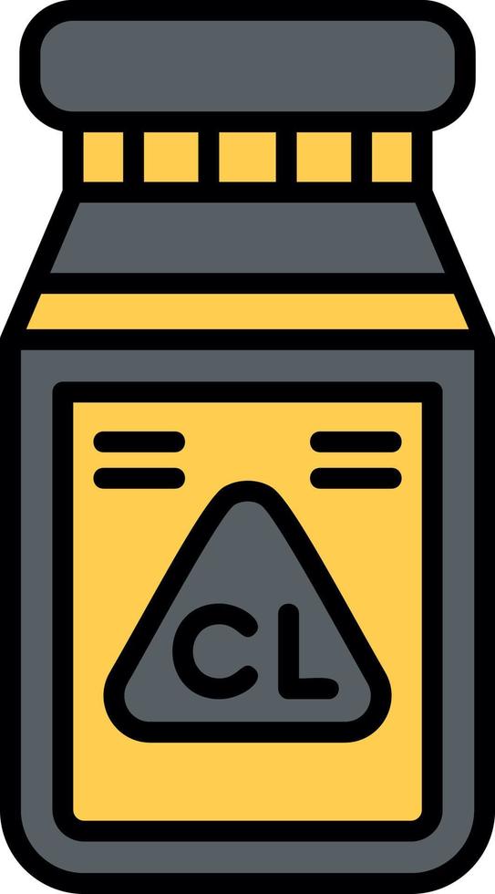 Chlorine Creative Icon Design vector