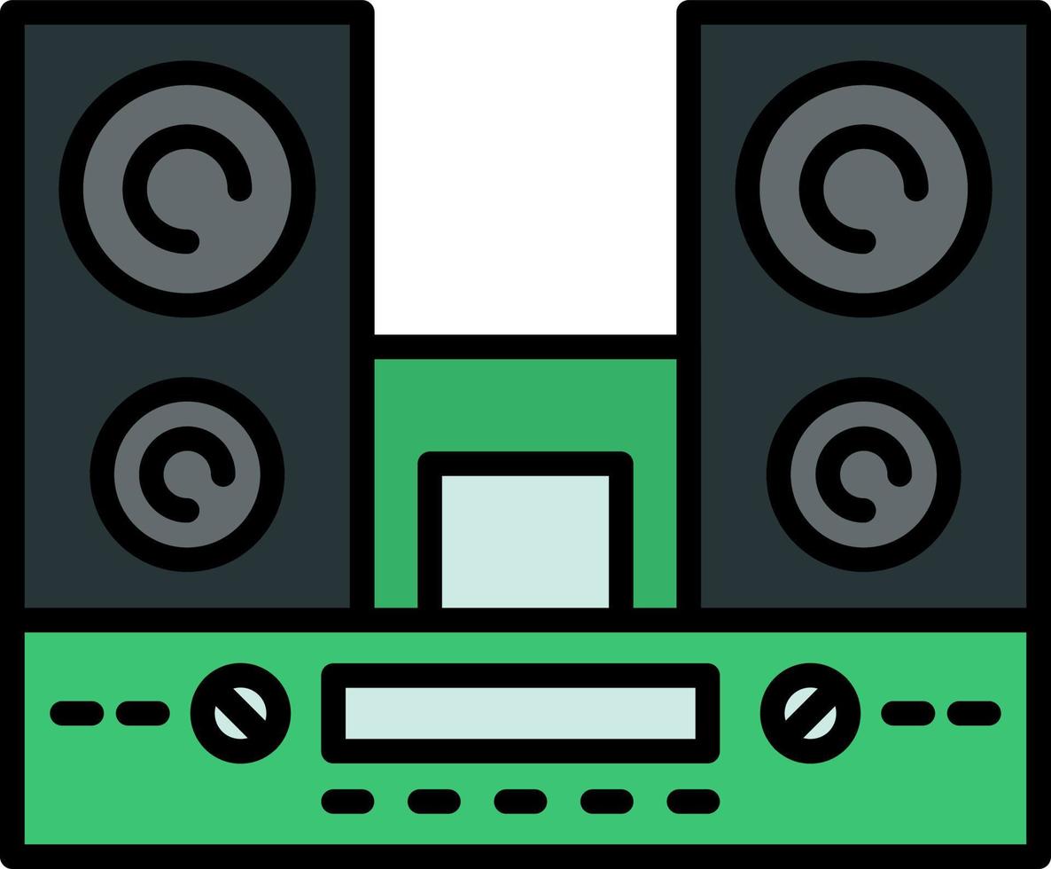 diseño de icono creativo de altavoces vector