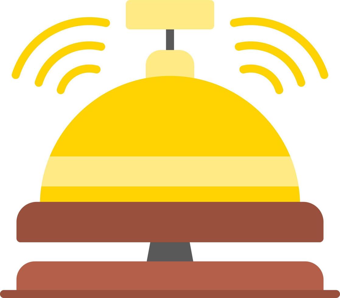 Reception Bell Creative Icon Design vector