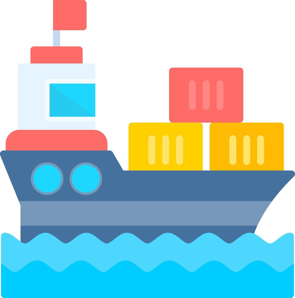 Ship Creative Icon Design vector