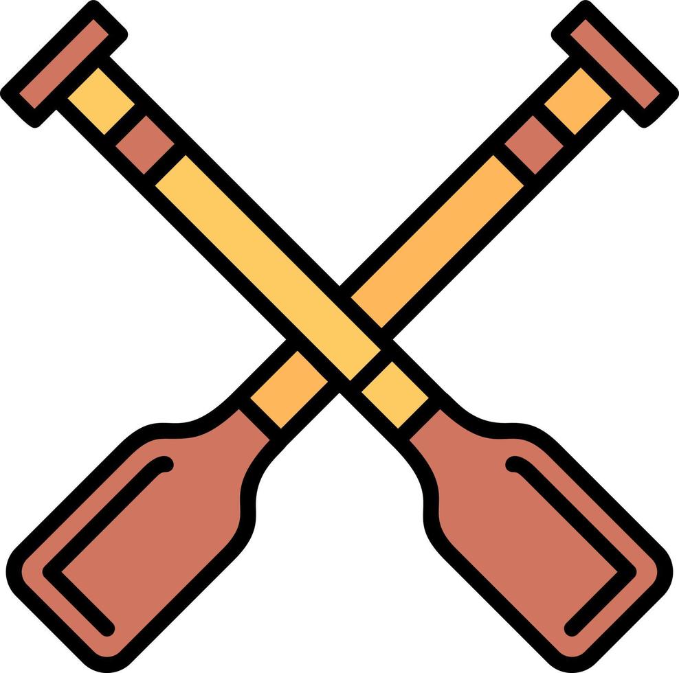 Rowing Creative Icon Design vector