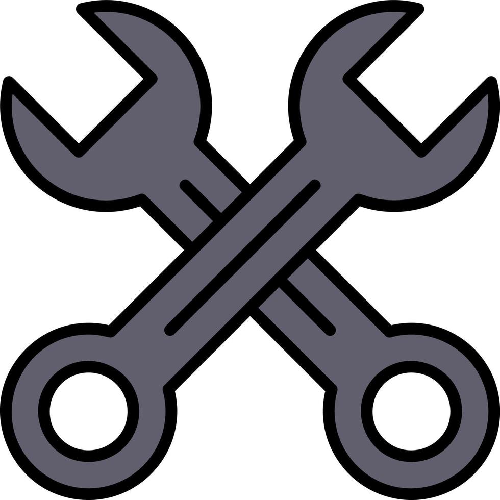 Key Mechanic Creative Icon Design vector