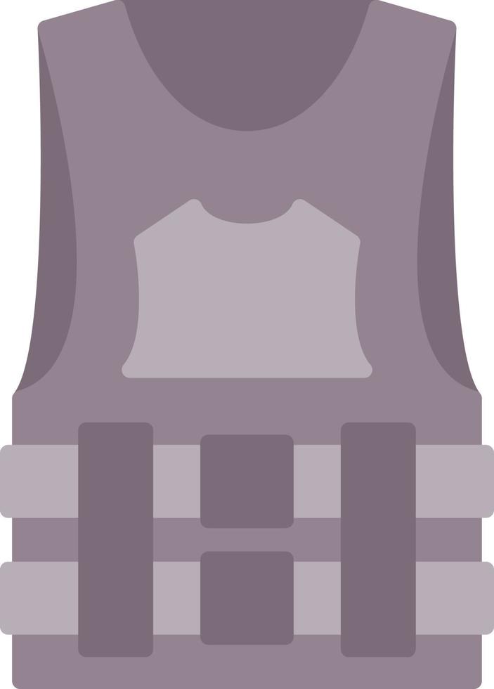 Bulletproof Vest Creative Icon Design vector