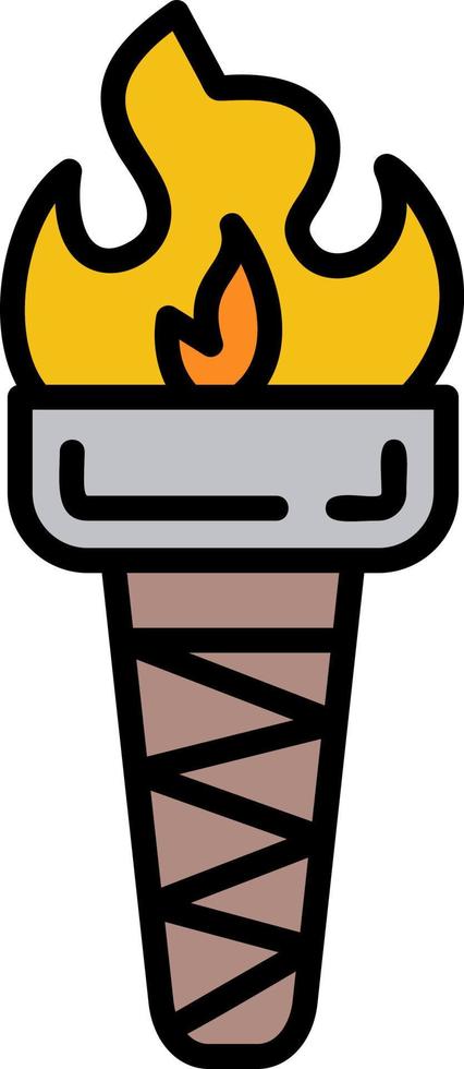 Pirates Torch Creative Icon Design vector