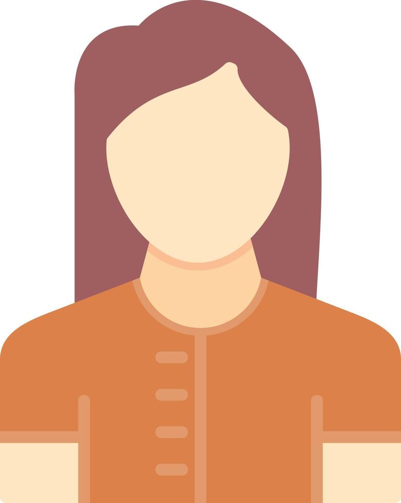 Lady Creative Icon Design vector