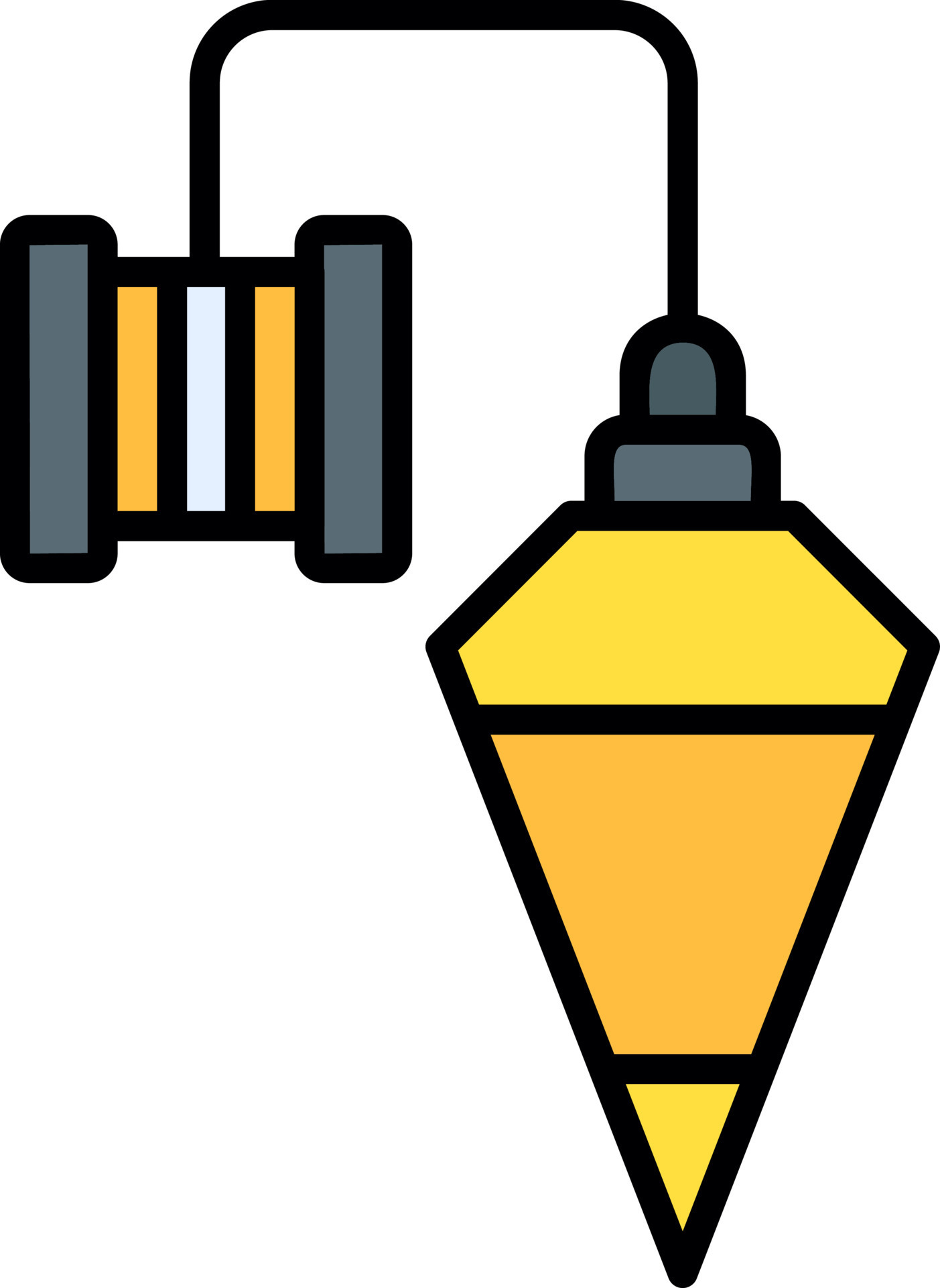 Plumb Bob Creative Icon Design 15053343 Vector Art at Vecteezy