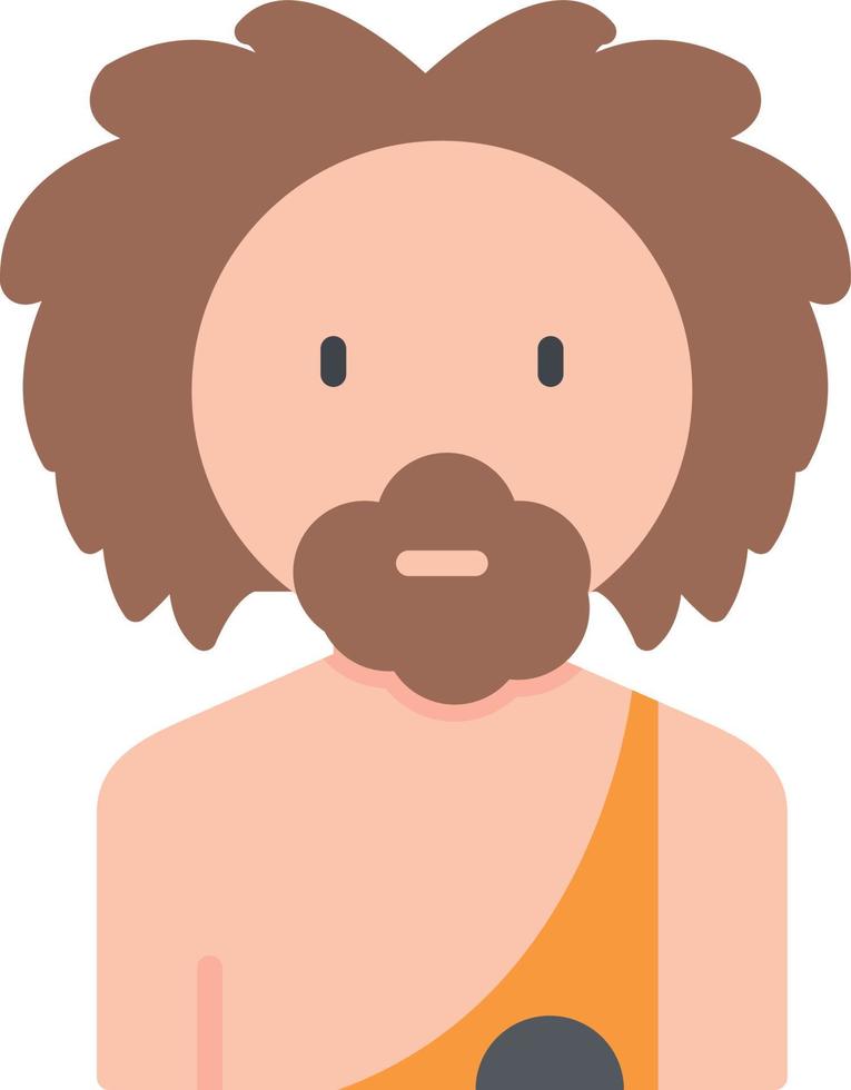 Prehistoric Man Creative Icon Design vector