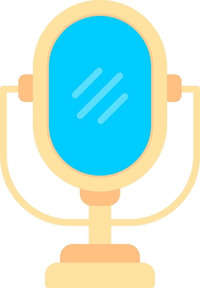 Mirror Creative Icon Design vector