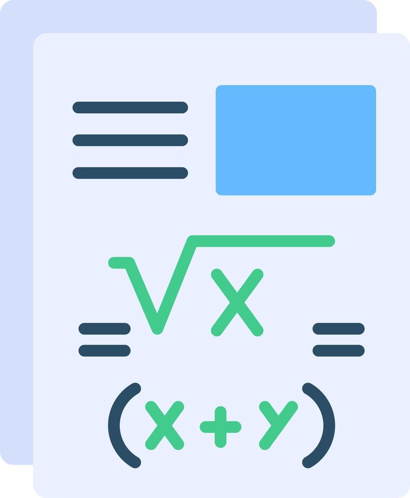 diseño de icono creativo de matemáticas vector