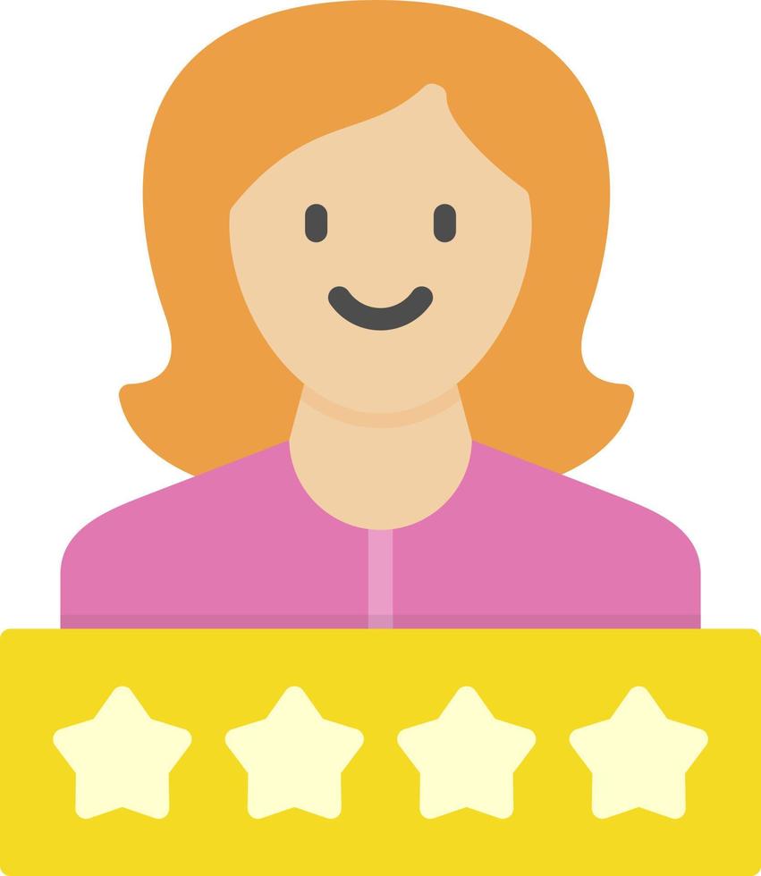 Customer Satisfaction Creative Icon Design vector