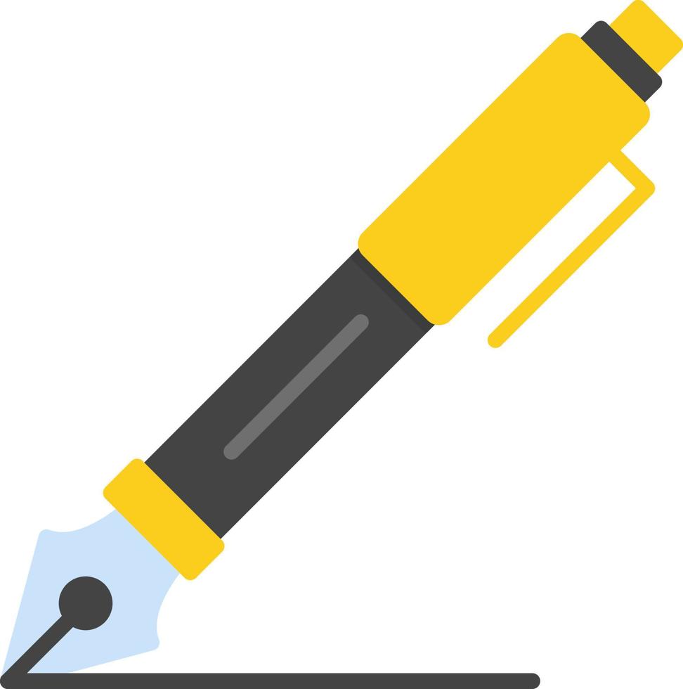 Fountain Pen Creative Icon Design vector
