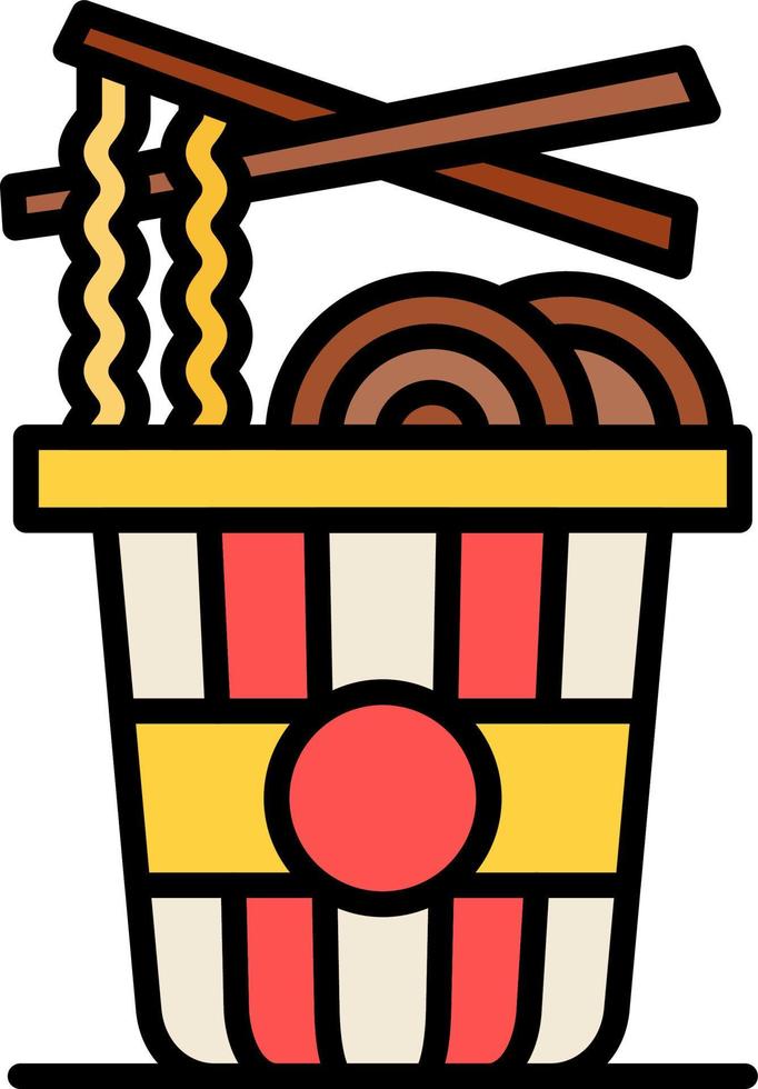 Noodles Creative Icon Design vector