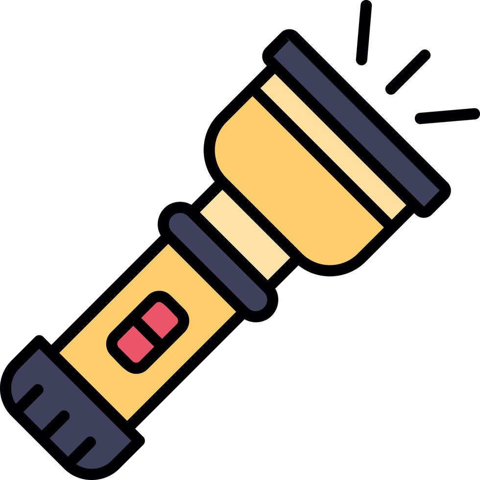 Flashlight Creative Icon Design vector