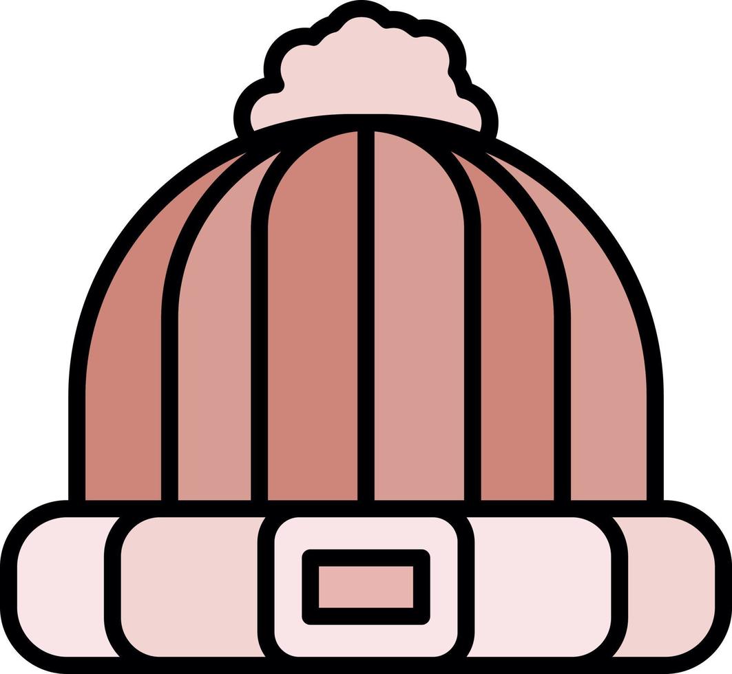 diseño de icono creativo de gorro vector