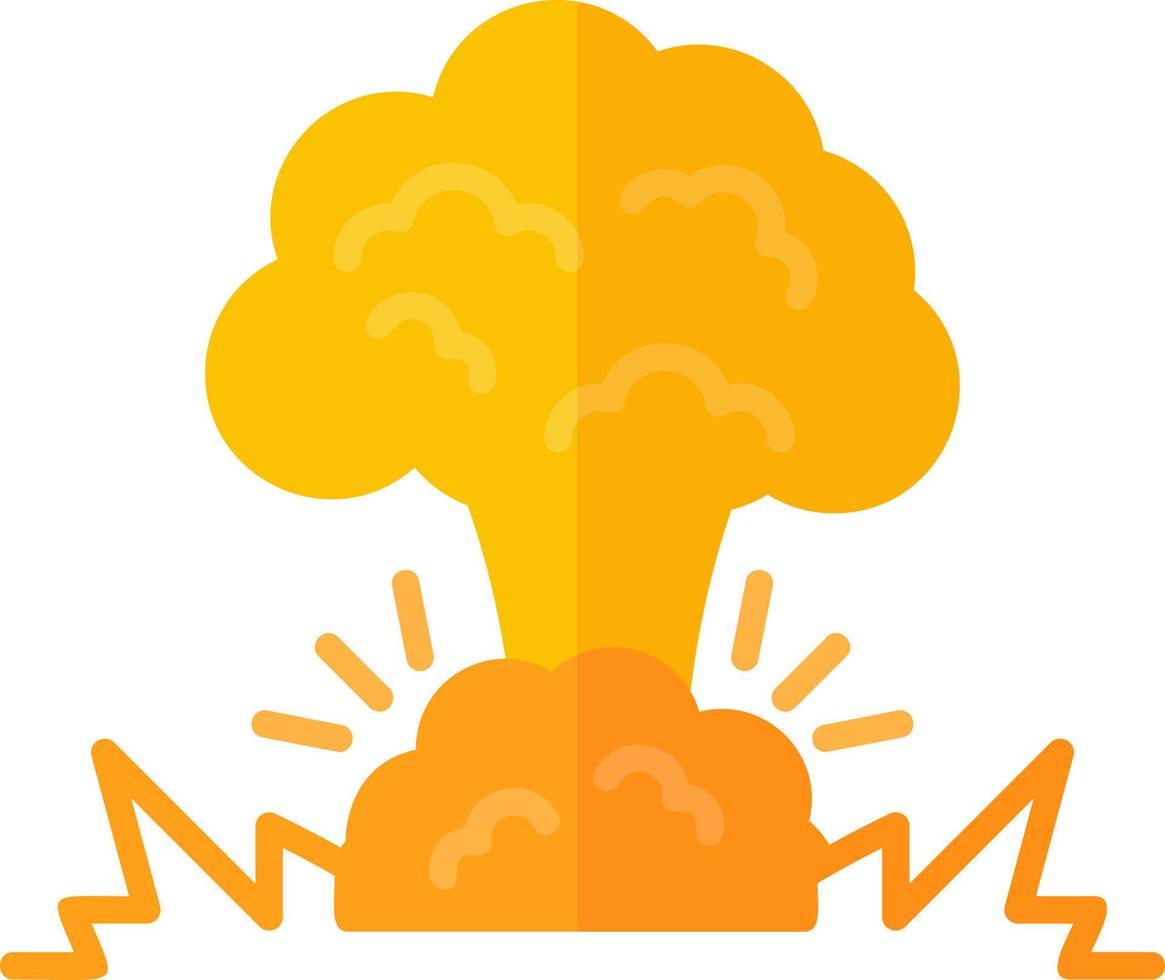 Explosion Creative Icon Design vector