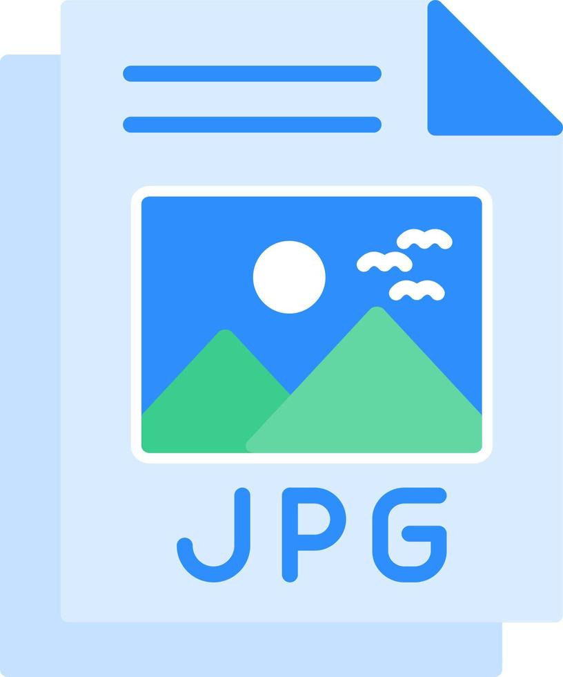 Jpg File Creative Icon Design vector