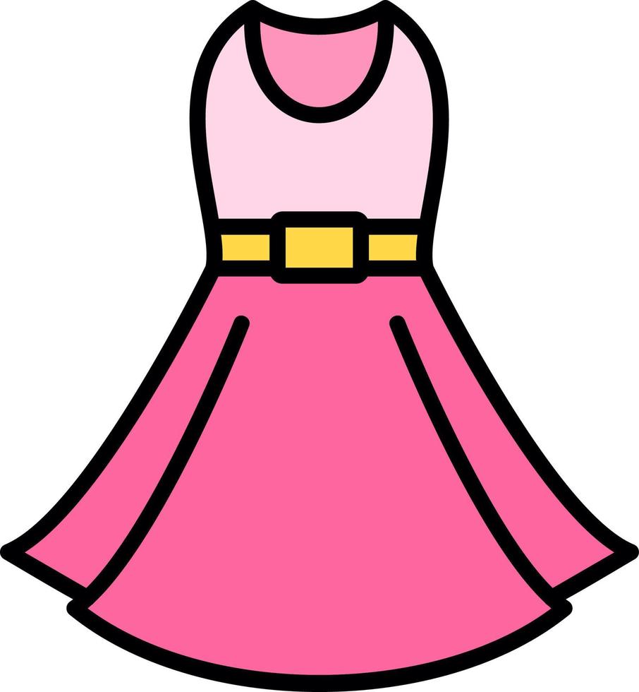 Dress Creative Icon Design vector