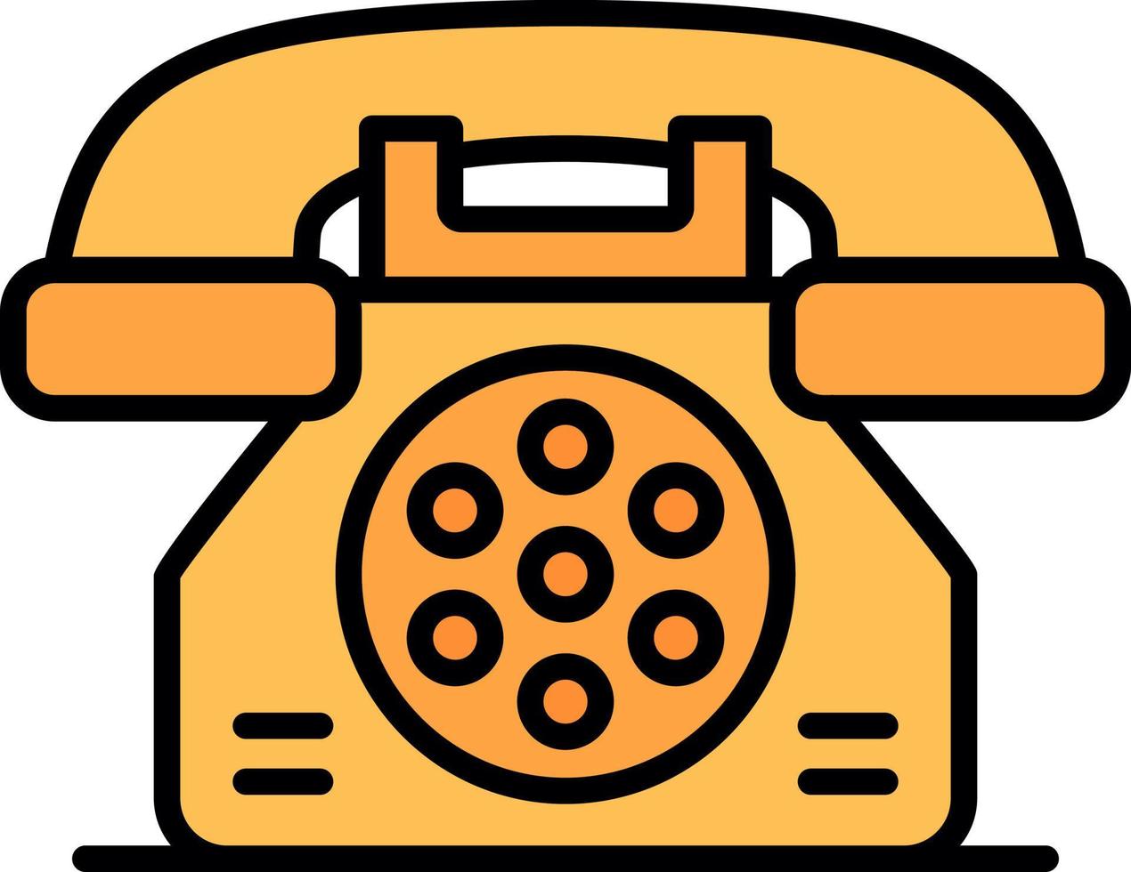 Telephone Creative Icon Design vector