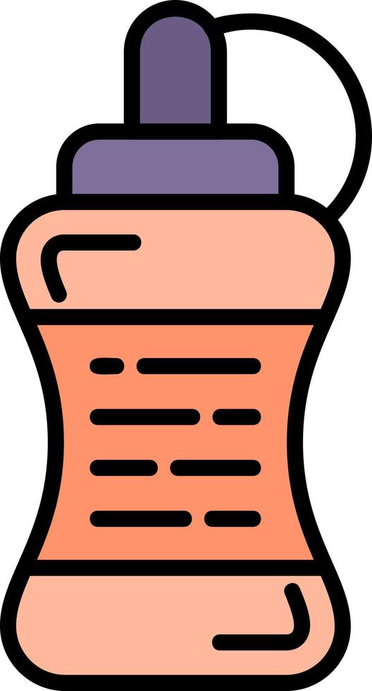 Water Bottle Creative Icon Design vector