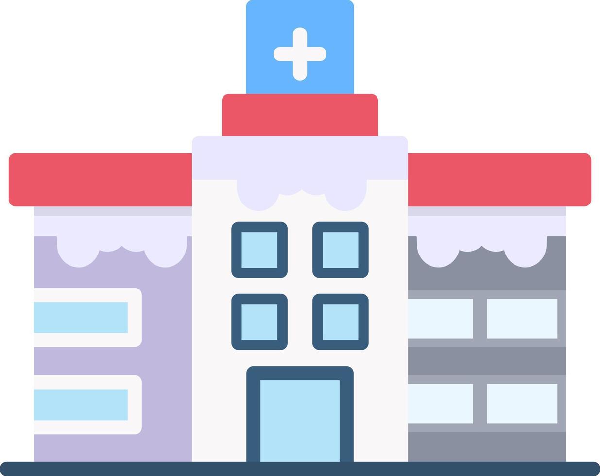 Hospital Creative Icon Design vector
