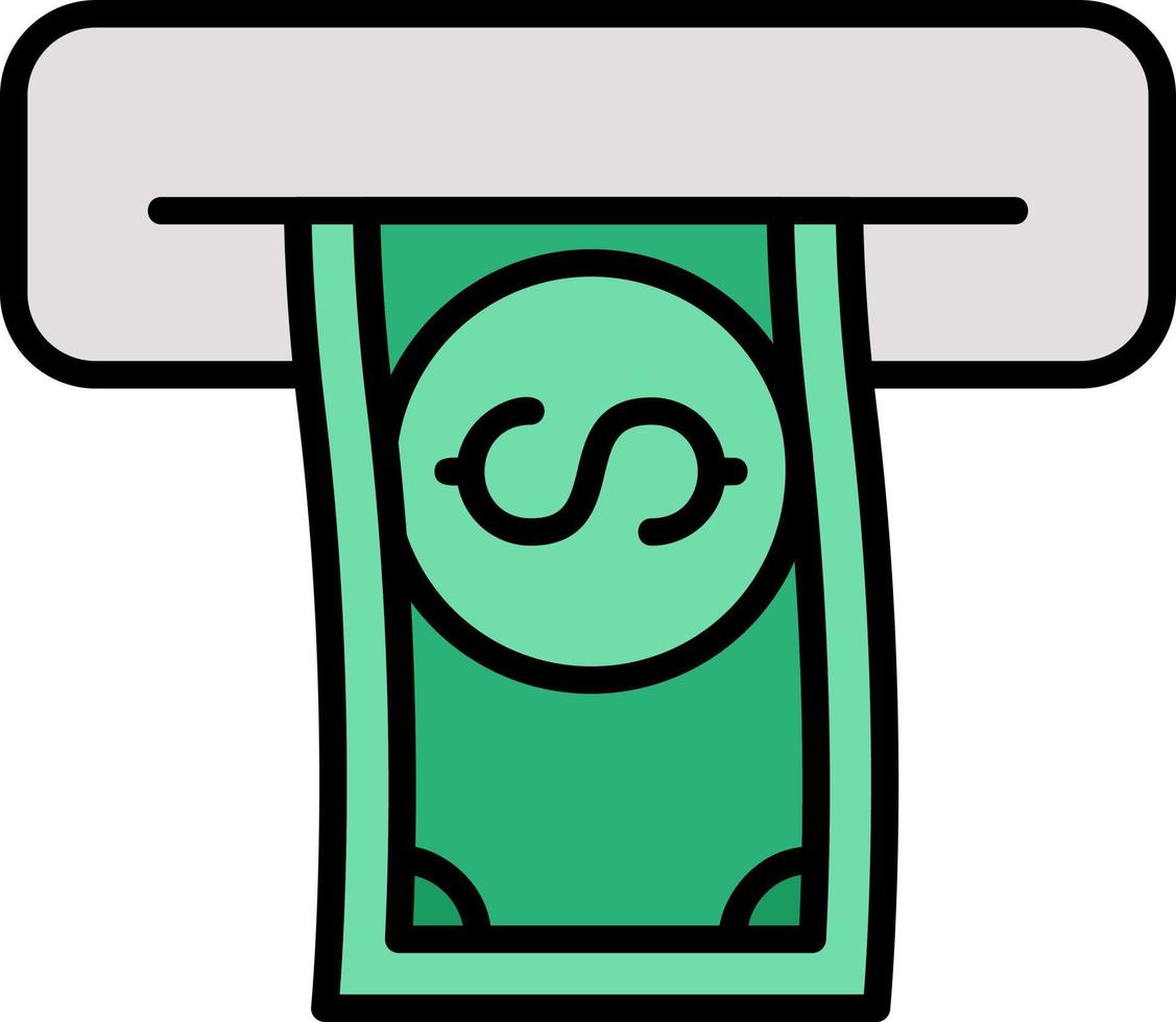 Withdrawal Creative Icon Design vector