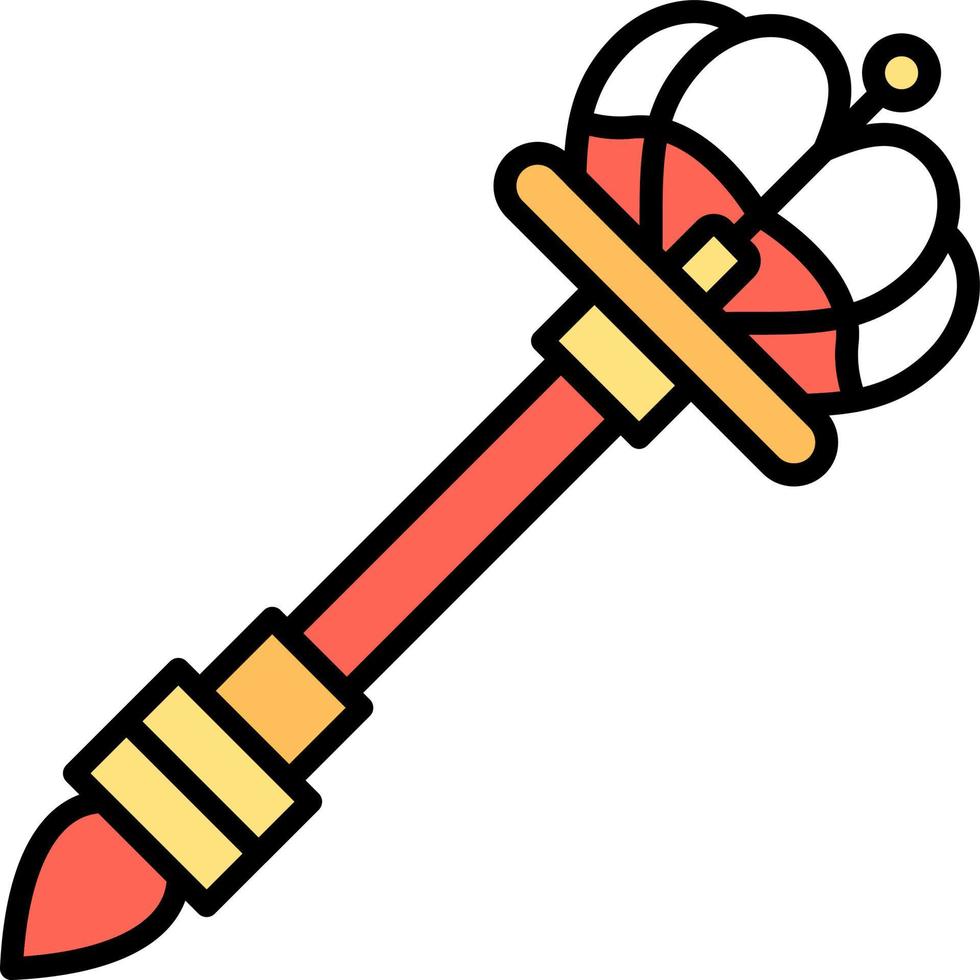 Scepter Creative Icon Design vector