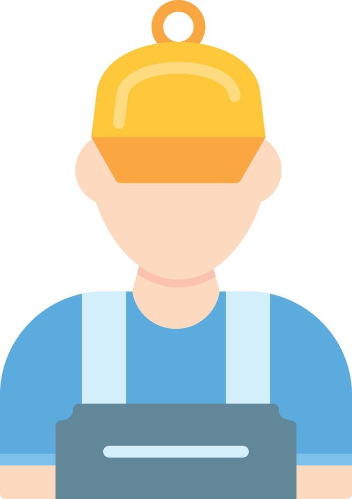 diseño de icono creativo de trabajador vector