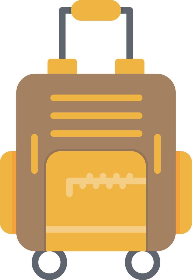 Travel Bag Creative Icon Design vector