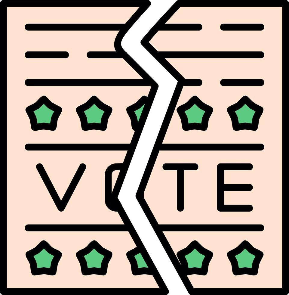 Ballot Creative Icon Design vector