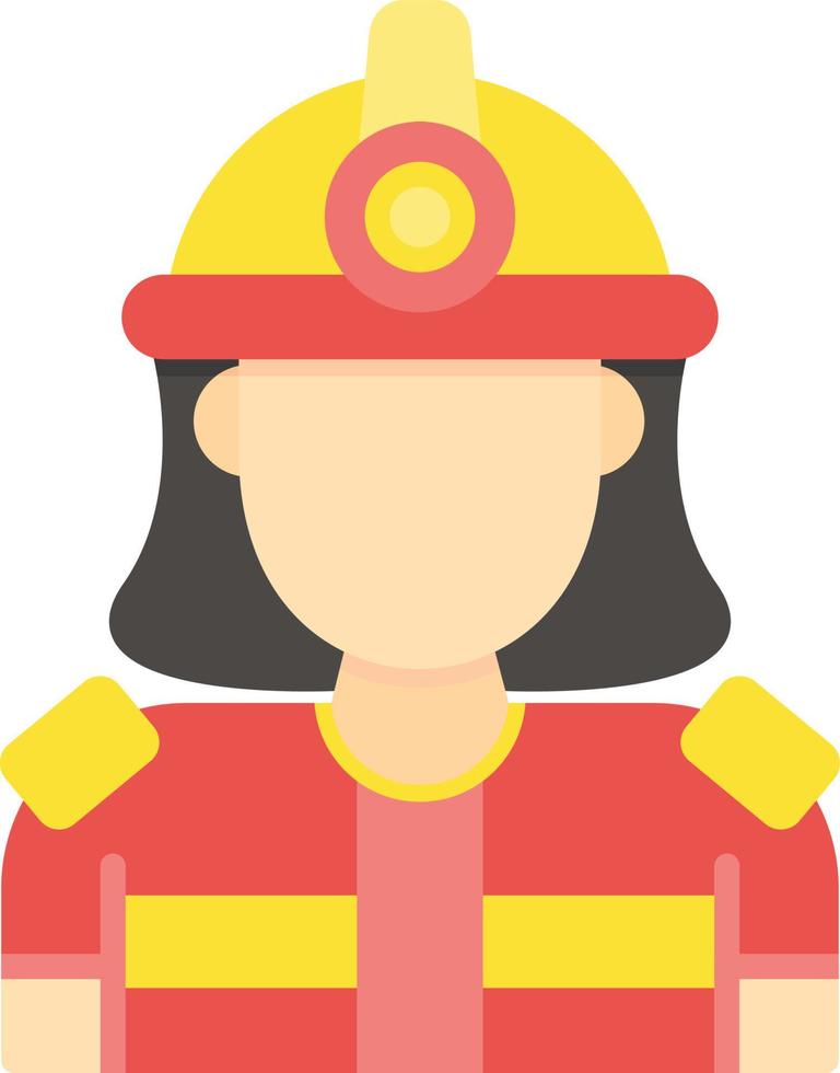 diseño de icono creativo de bombero vector