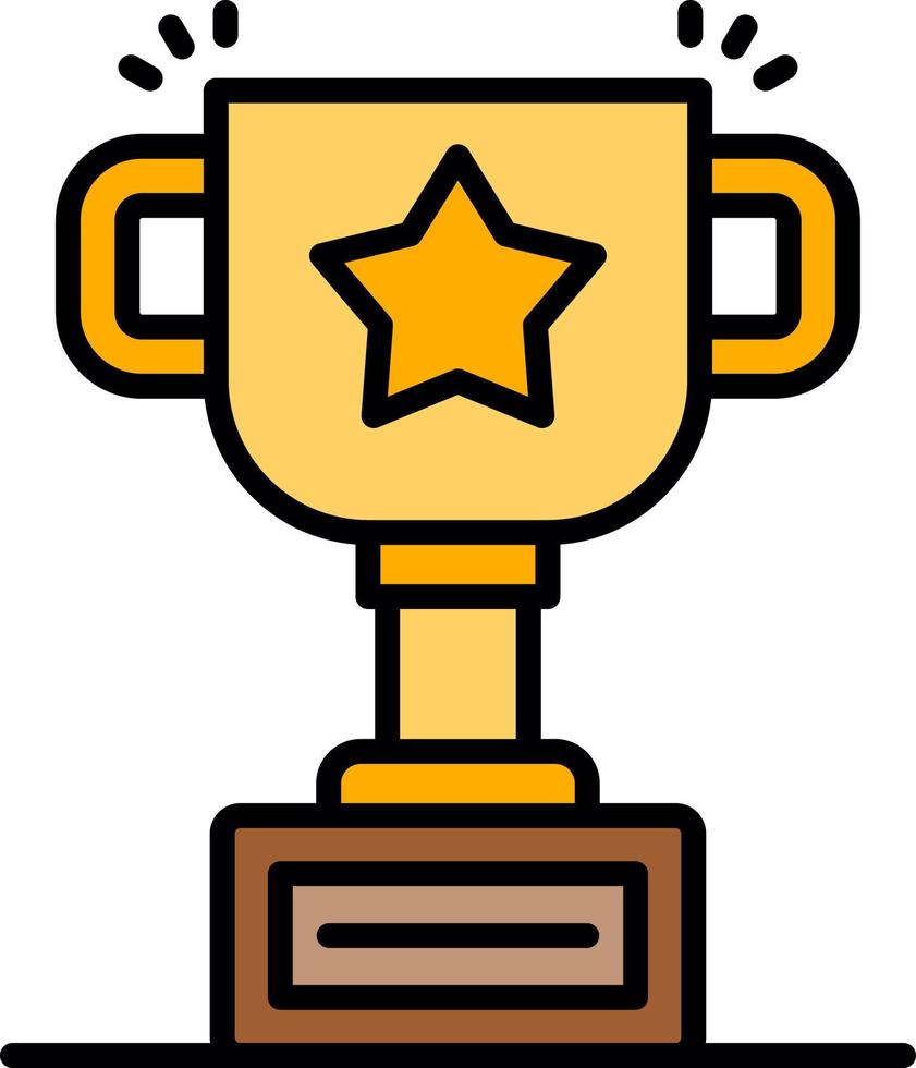 Trophy Creative Icon Design vector