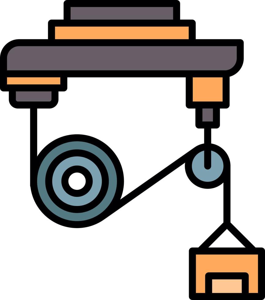 Pulley Creative Icon Design vector