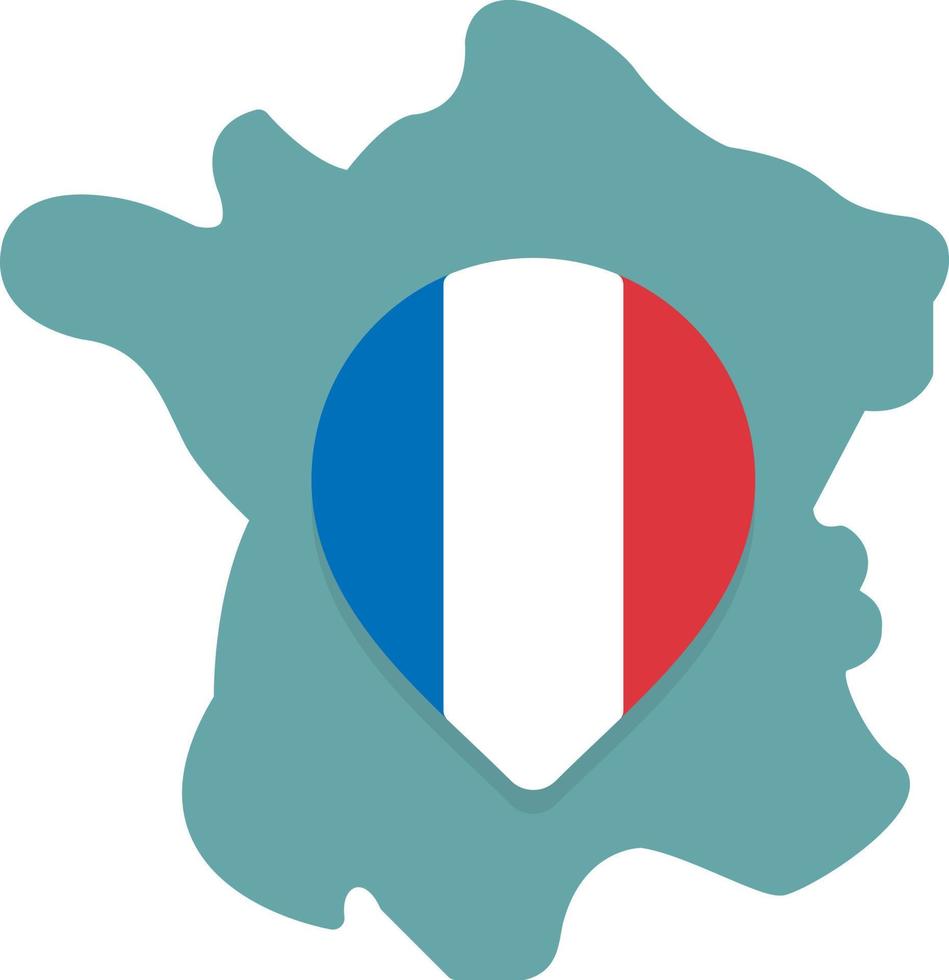 diseño de icono creativo de francia vector