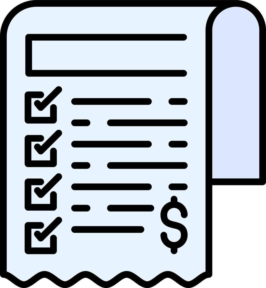 Bill Creative Icon Design vector
