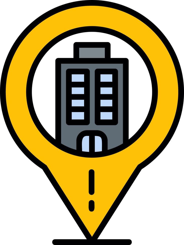 Location Pin Creative Icon Design vector