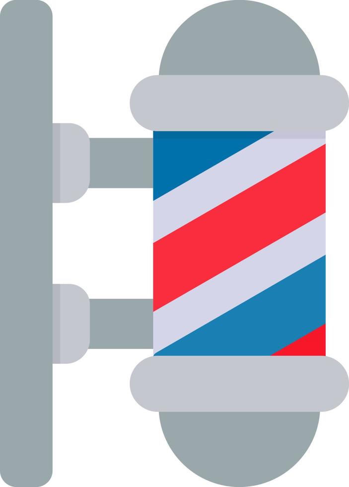 Barber Pole Creative Icon Design vector