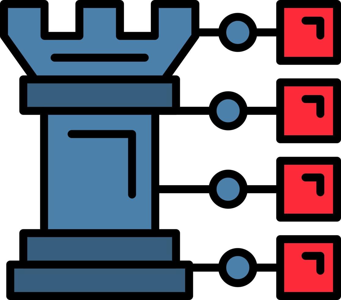 diseño de icono creativo de estrategia vector