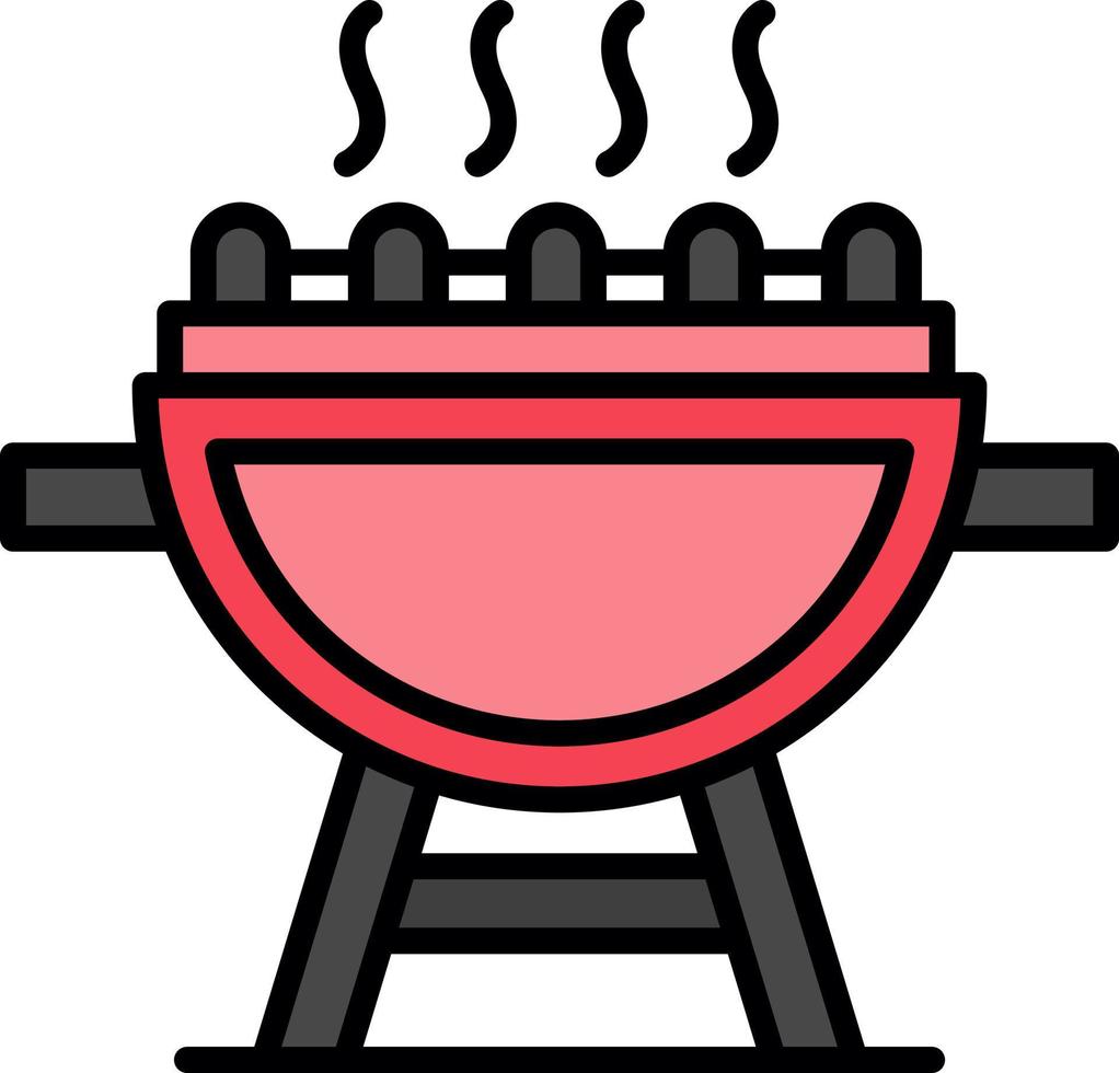 Grill Creative Icon Design vector