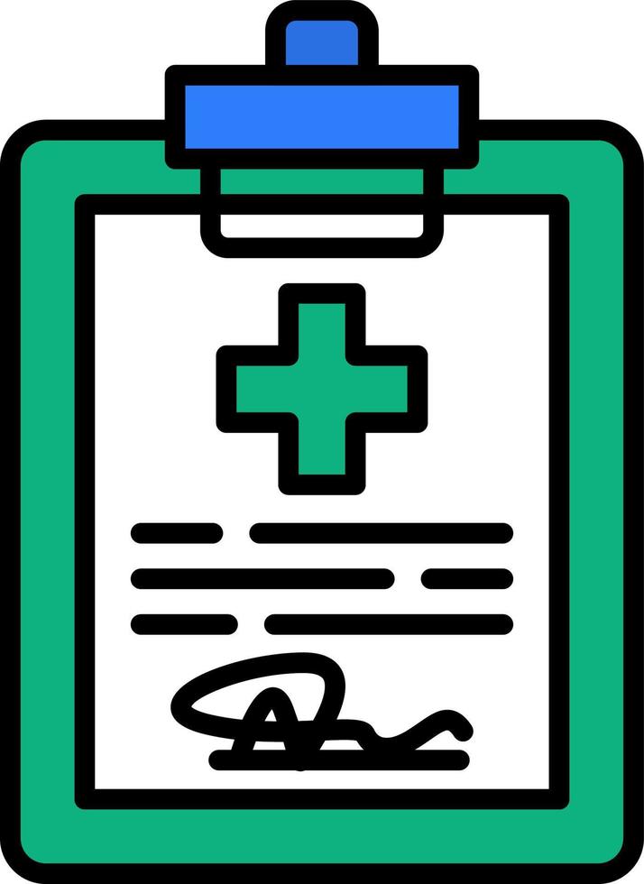 Health Report Creative Icon Design vector
