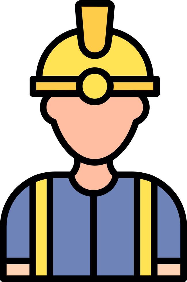 Worker Creative Icon Design vector