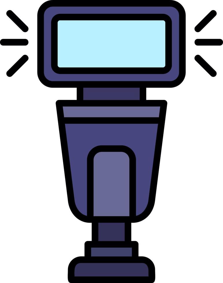 Camera Flash Creative Icon Design vector