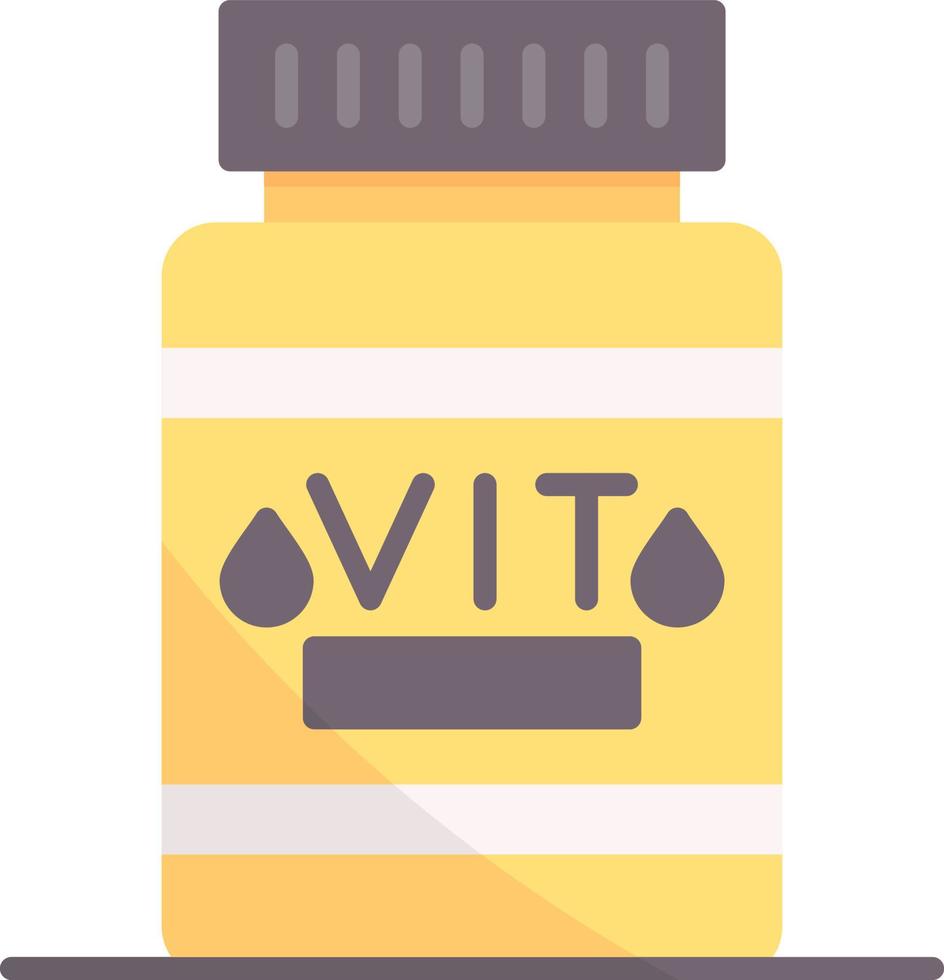 diseño de icono creativo de vitamina vector