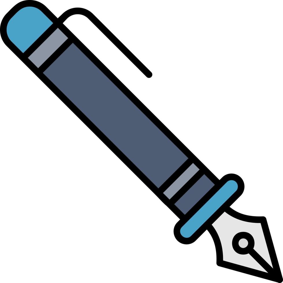 Fountain Pen Creative Icon Design vector
