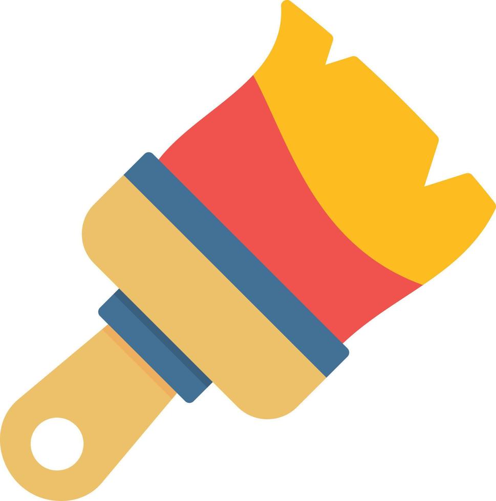 Paint Brush Creative Icon Design vector