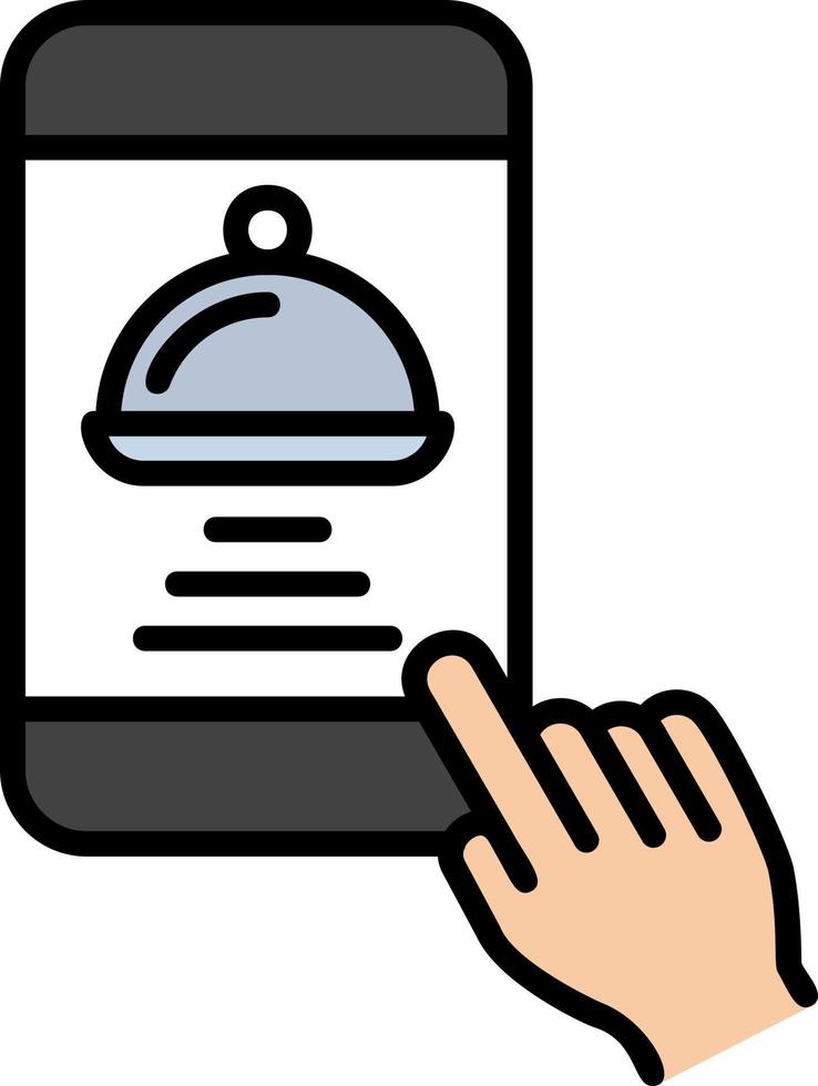 Online Order Creative Icon Design vector