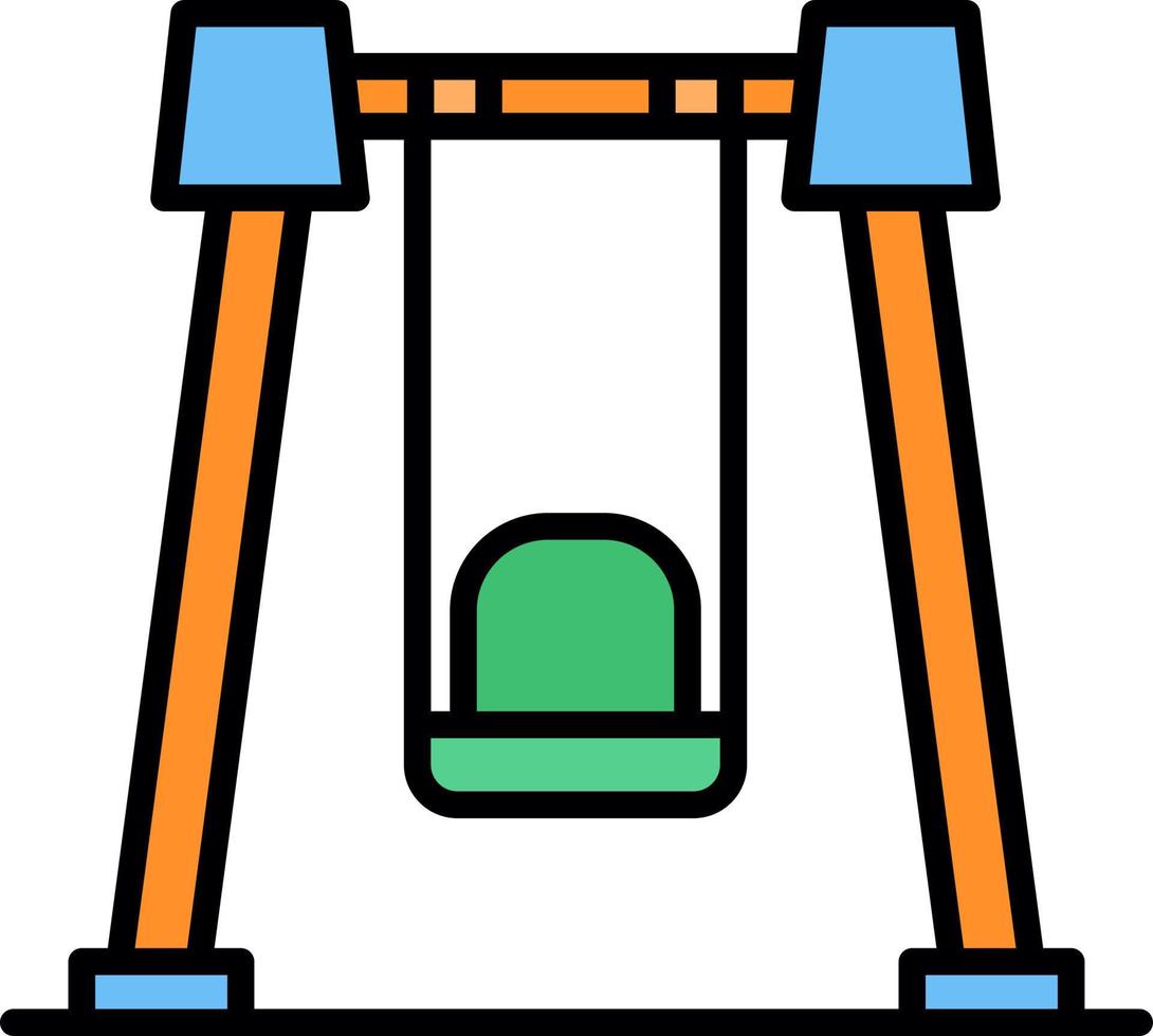 Swing Creative Icon Design vector