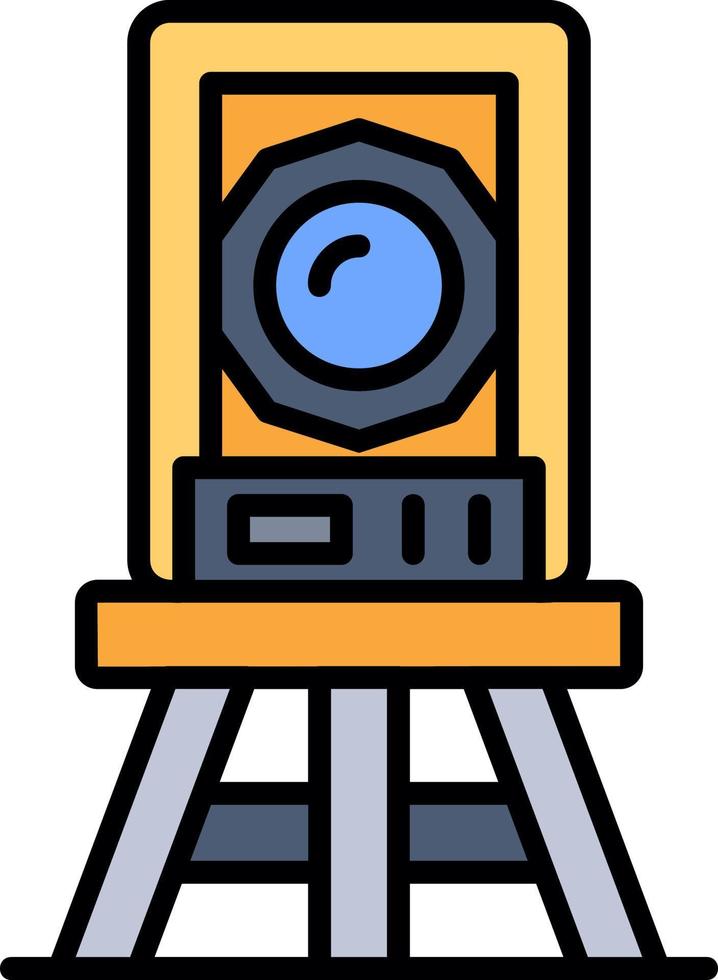 Theodolite Creative Icon Design vector