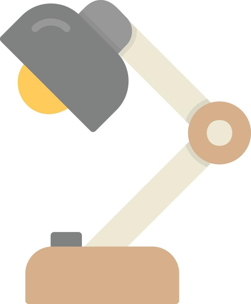 Desk Lamp Creative Icon Design vector