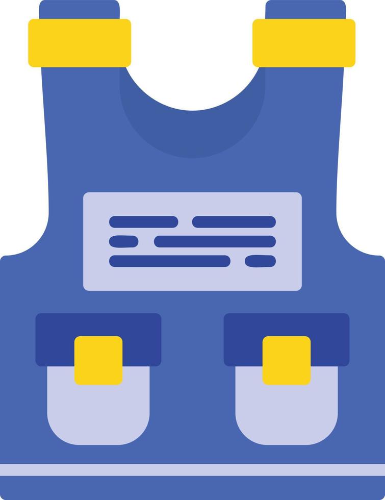 Police Vest Creative Icon Design vector